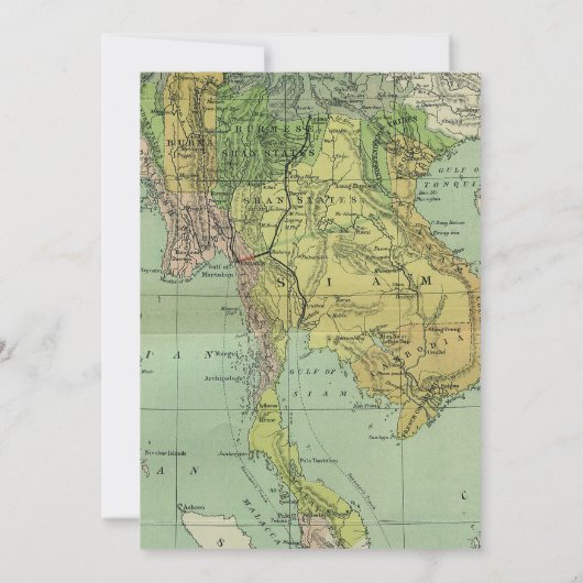 Welkom bij het World Travel Baby shower Kaart (Achterkant)