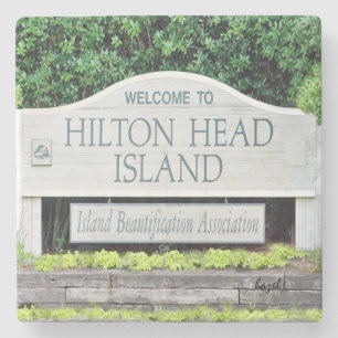 Welkom bij Hilton Head Island Sign Onderzetter