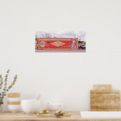 Welkom bij Historic Ben Wheeler Sign 24x10 Poster (Keuken)