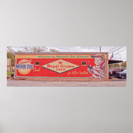 Welkom bij Historic Ben Wheeler Sign Poster (Voorkant)