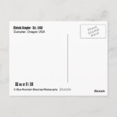 Welkom bij Historic Sumpter Est. ~ 1862 Briefkaart (Achterkant)