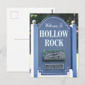 Welkom bij Hollow Rock, Tennessee bord Briefkaart (Voorkant / Achterkant)