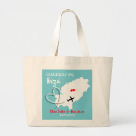 Welkom bij Ibiza Destination Wedding Grote Tote Bag