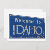 Welkom bij Idaho Post-it Notes Briefkaart (Voorkant / Achterkant)