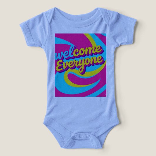 Welkom bij iedereen ontwerp voor  (Design voorkant)