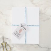 Welkom bij ILLINOIS Wedding any COLOR! Cadeaulabel (Met Touw)
