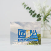 Welkom bij Indiana Sign Briefkaart (Staand voorkant)