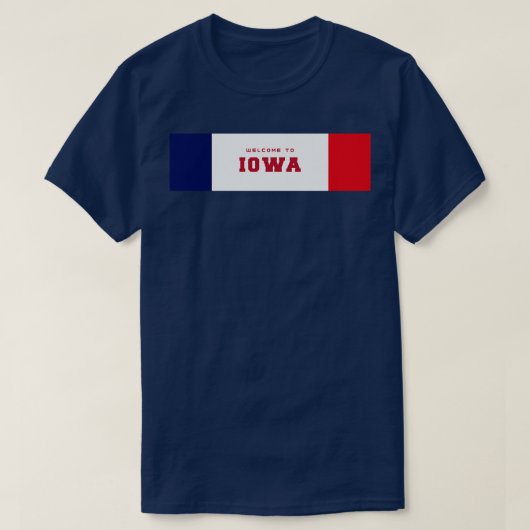 Welkom bij Iowa T-shirt (Design voorkant)