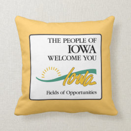 Welkom bij Iowa - Verenigde Staten Kussen