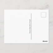 Welkom bij japan green moss buddha postcrossover briefkaart (Achterkant)