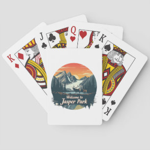 Welkom bij Jasper National Canadian Park Pokerkaarten