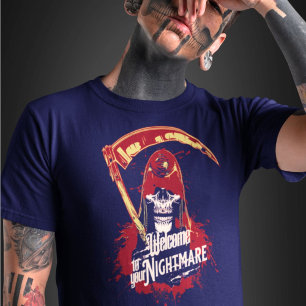 Welkom bij je nachtmerrie Horror Skull Halloween T-shirt