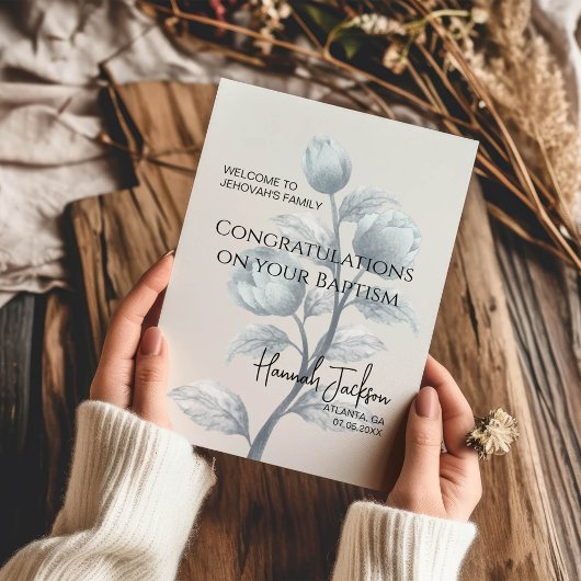 Welkom bij Jehovah’s Familie Doop Kaart