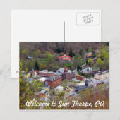 Welkom bij Jim Thorpe Briefkaart (Voorkant / Achterkant)