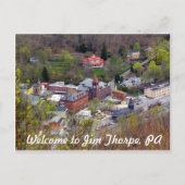 Welkom bij Jim Thorpe Briefkaart (Voorkant)