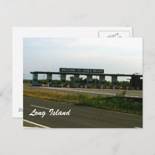 Welkom bij Jones Beach Briefkaart (Voorkant / Achterkant)