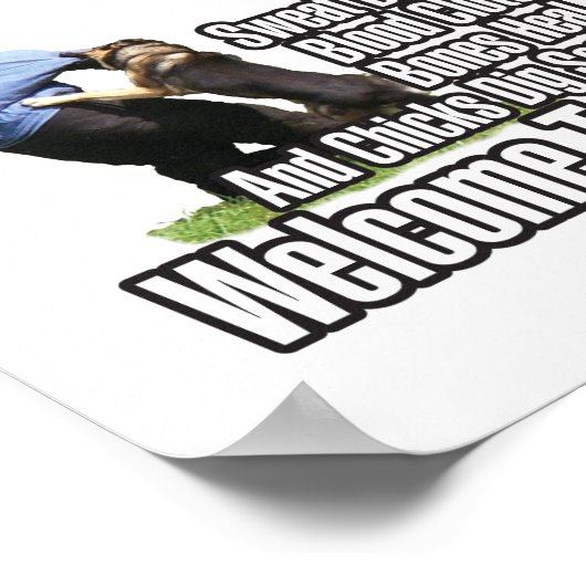 Welkom bij K-9 Poster (Hoek)