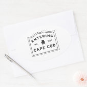 Welkom bij Kaap Massachusetts Sticker (Envelop)