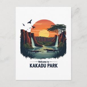 Welkom bij Kakadu National Australian Park Feestdagenkaart
