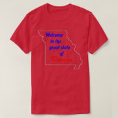 Welkom bij Kansas Missouri T-shirt (Design voorkant)