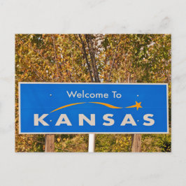 Welkom bij Kansas Sign - State Signs Briefkaart