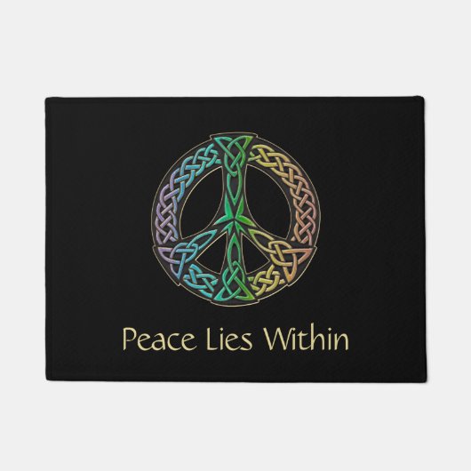 Welkom bij Keltische vredes Deurmat (Voorkant)