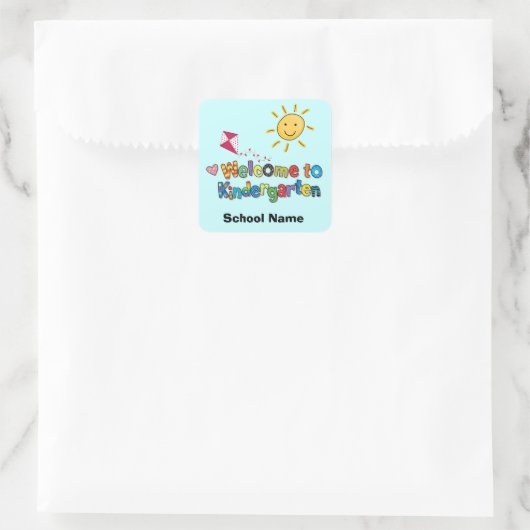 Welkom bij Kindergarten Stickers (Tas)