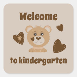Welkom bij Kleuterschool Beer Sticker