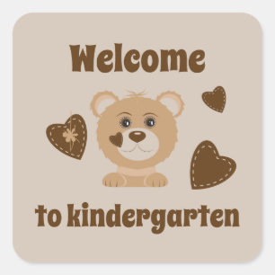 Welkom bij Kleuterschool Beer Sticker