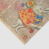 Welkom bij konijn... Alice in Wonderland Tissuepapier (Detail)