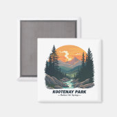 Welkom bij Kootenay National Canadian Park Magneet (Voorkant / Achterkant)