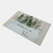 Welkom bij Lake House Deurmat (Schuin)