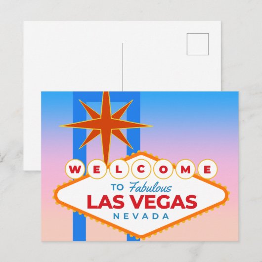 Welkom bij Las Vegas 3 Briefkaart (Voorkant / Achterkant)