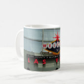 Welkom bij Las Vegas Airport Sign Mok (Voorkant links)