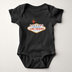 Welkom bij Las Vegas Baby Shirt Black Bodysuit