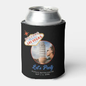 Welkom bij Las Vegas Bachelorette Party Favor Blikjeskoeler (Blikje Voorkant)
