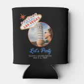 Welkom bij Las Vegas Bachelorette Party Favor Blikjeskoeler (Achterkant)