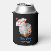 Welkom bij Las Vegas Bachelorette Party Favor Blikjeskoeler (Blikje Achterkant)