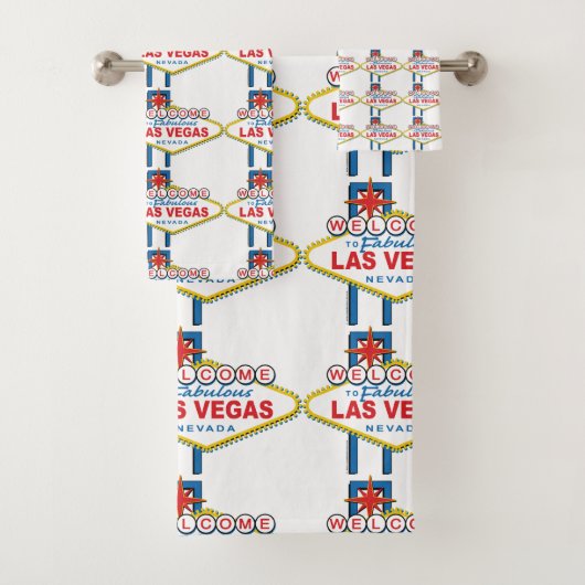 Welkom bij Las Vegas Bad Handdoek (Insitu)