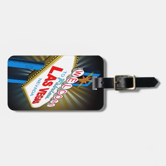 Welkom bij Las Vegas Bagagelabel (Voorkant horizontaal)