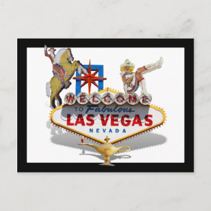 Welkom bij Las Vegas Briefkaart