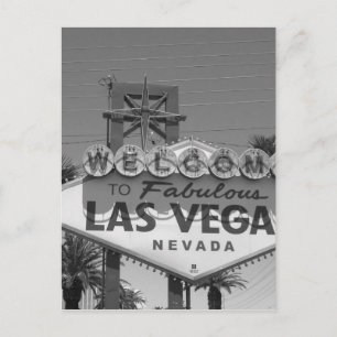 Welkom bij Las Vegas Briefkaart