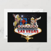 Welkom bij Las Vegas Briefkaart (Voorkant / Achterkant)