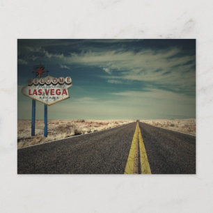 Welkom bij Las Vegas Briefkaart