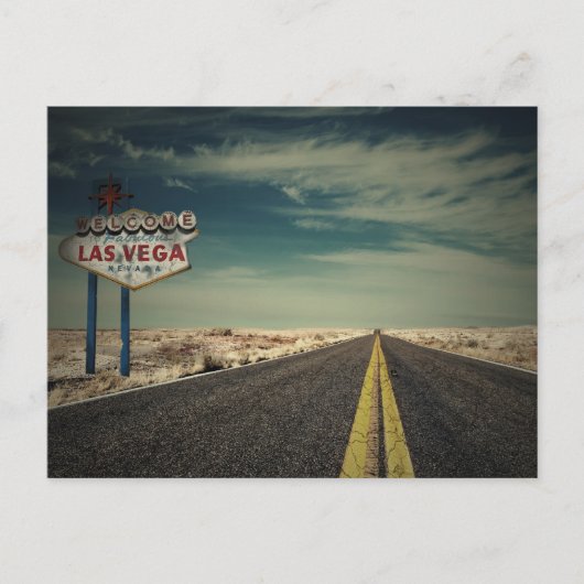 Welkom bij Las Vegas Briefkaart (Voorkant)