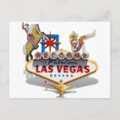 Welkom bij Las Vegas Briefkaart (Voorkant)