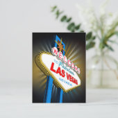 Welkom bij Las Vegas Briefkaart (Staand voorkant)