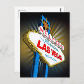 Welkom bij Las Vegas Briefkaart (Voorkant / Achterkant)
