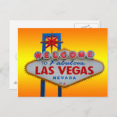 Welkom bij Las Vegas Briefkaart (Voorkant / Achterkant)