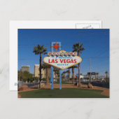 Welkom bij Las Vegas Briefkaart (Voorkant / Achterkant)
